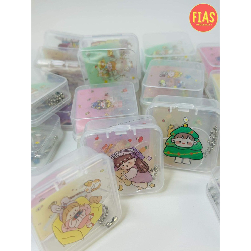 10 Pieces Sticker Box Keychain | Shopee Philippines
