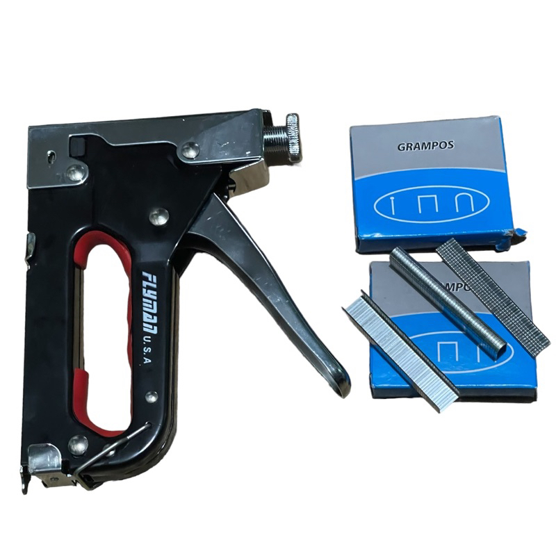 Gun Tacker 3 Way with Free Nails High Quality Flyman USA Original ...