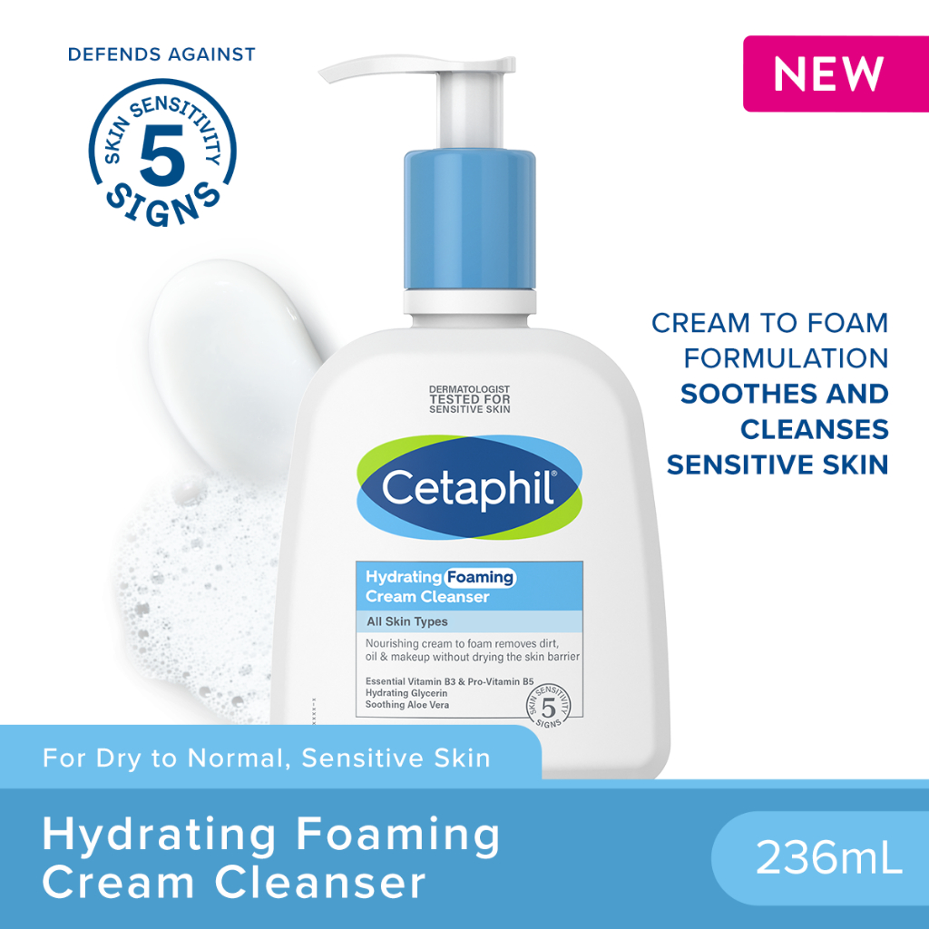 Hydrating Foaming Cleanser 236ml- Cream to Foam (For Normal to Dry ...