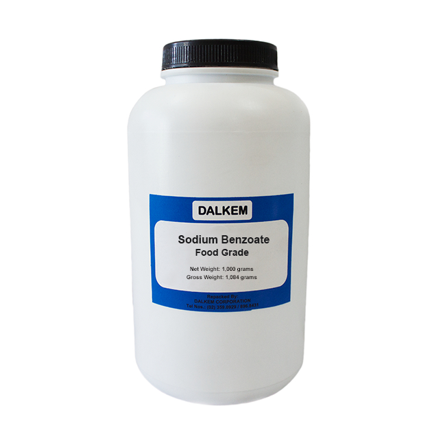 Dalkem Sodium Benzoate Food Grade Net Weight 1000 grams Shopee