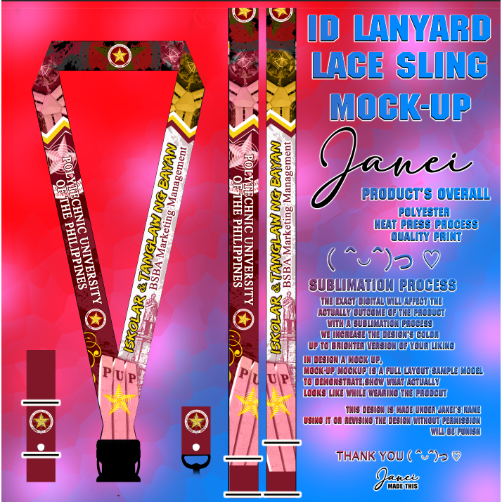 PUP Polytechnic University of the Philippines | ID Lace Lanyards with ...