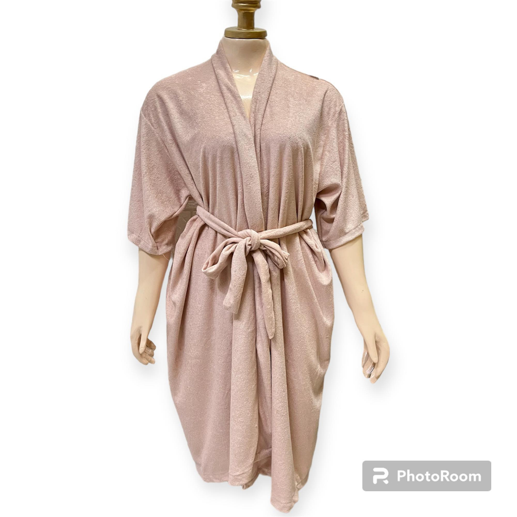 BATH ROBE COTTON TOWEL ABSORBENT UNISEX PLUS SIZE FOR MEN AND WOMEN