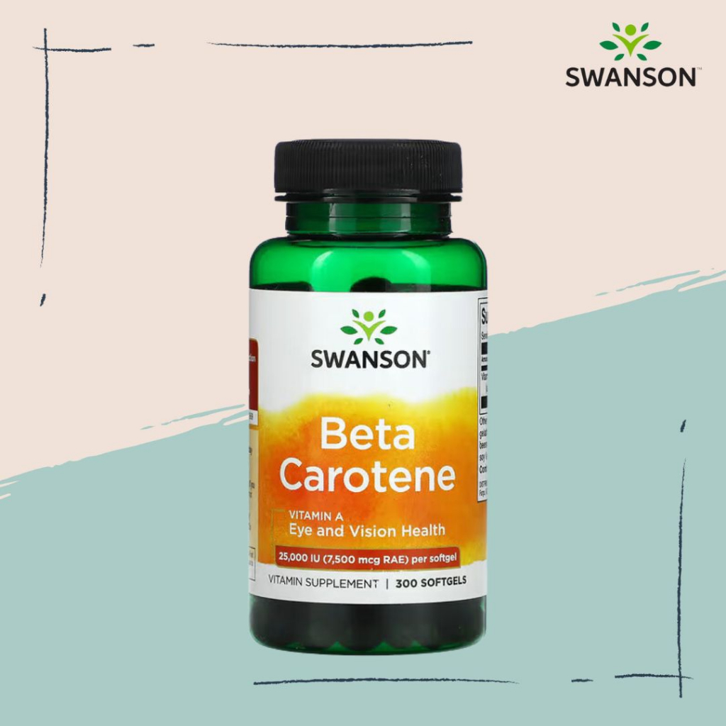 Samson Ph Swanson, Beta Carotene, 25,000 IU (7,500 mcg RAE), 300