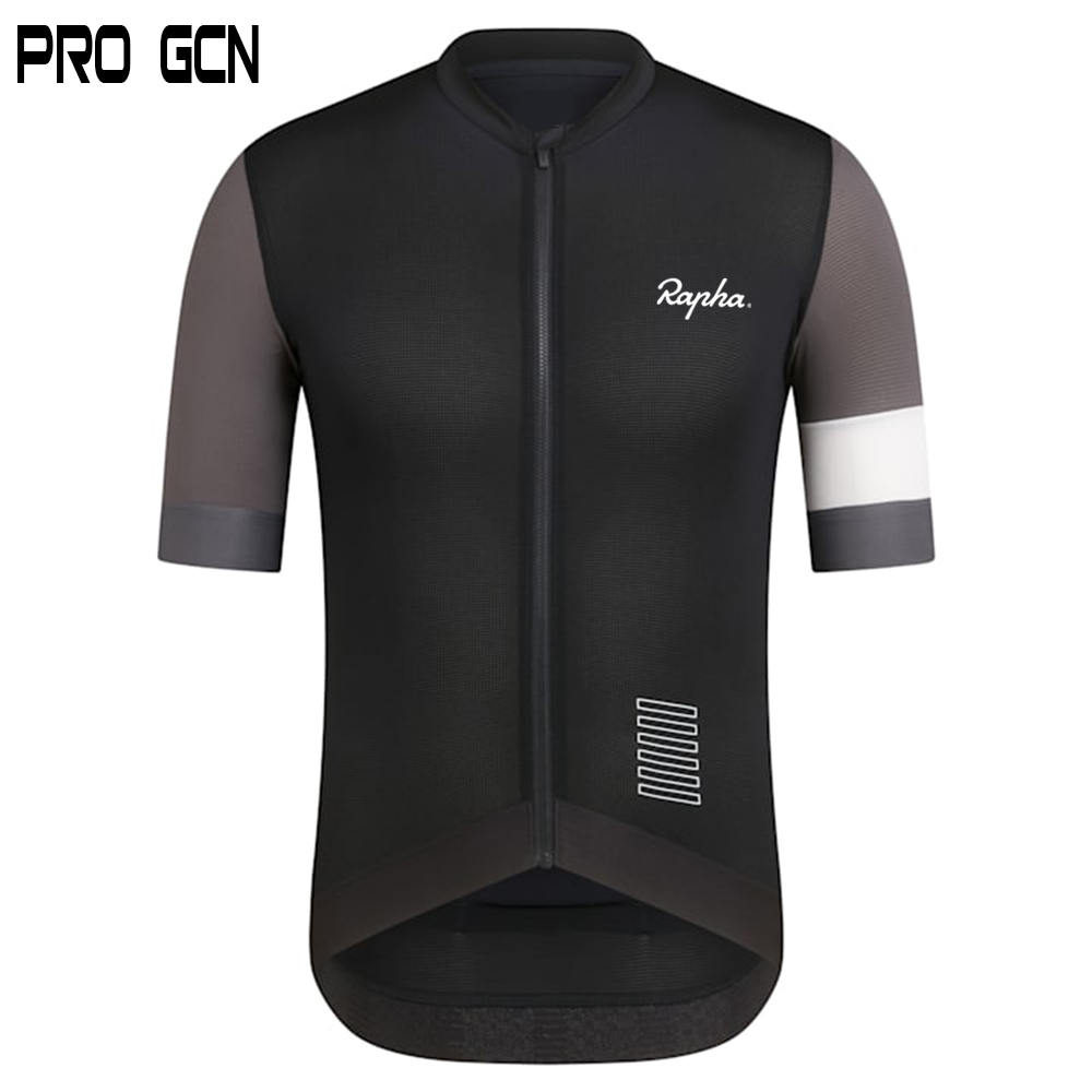 POWERBAND RAPHA Breathable High Quality Black Cycling Jersey Quick Dry