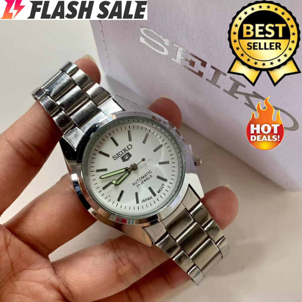 Seiko 5 watches on sale 21 jewels automatic