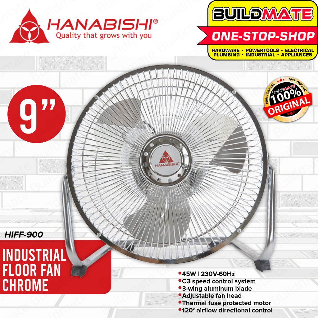 BUILDMATE Hanabishi Industrial Floor Fan 45W 9