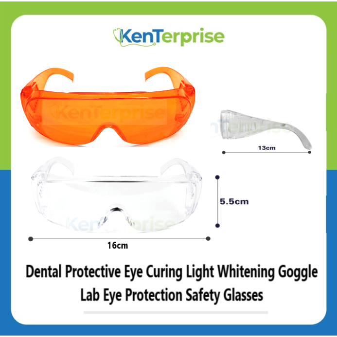 Dental Protective Eye Curing Light Whitening Goggle Lab Eye Protection Safety Glasses Shopee