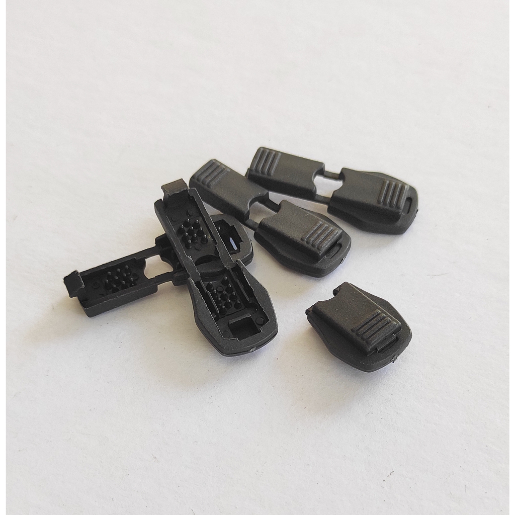 500pcs plastic zipper pull cord rope paracord ends lock Shopee