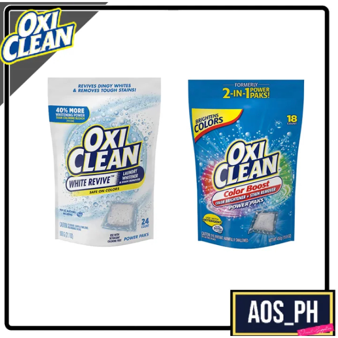 OxiClean White Revive Laundry Whitener or Color Booster Stain Remover