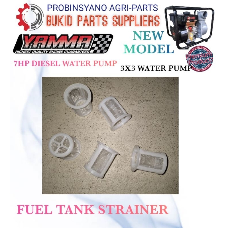 FUEL TANK STRAINER FOR YAMMA 7HP DIESEL WATER PUMP NEW MODEL 3X3