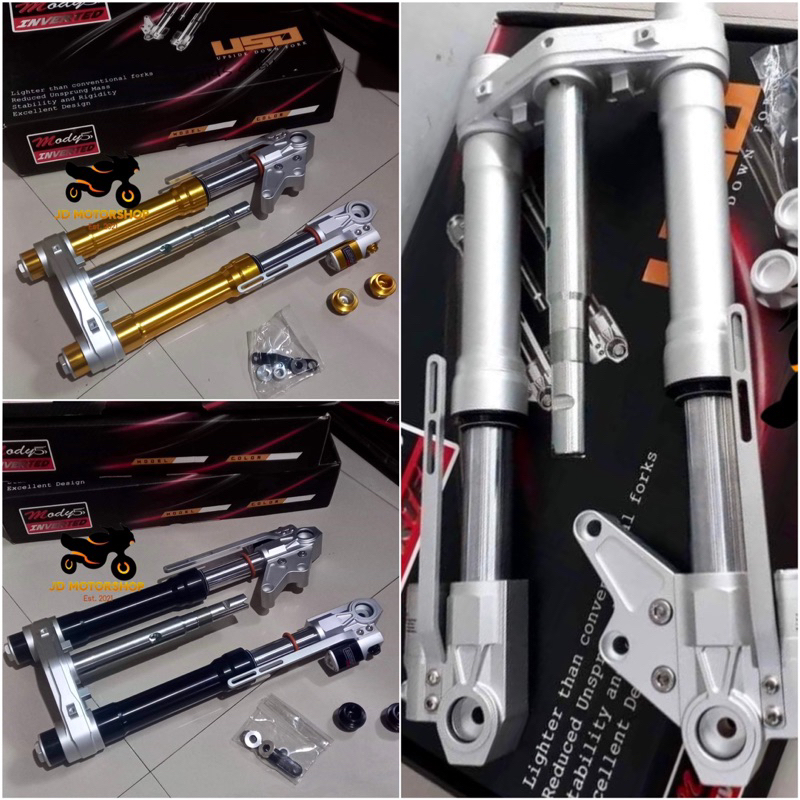 Mody5 Inverted Front Shock with Full CNC Wide Tpost for Sniper 150 / ...