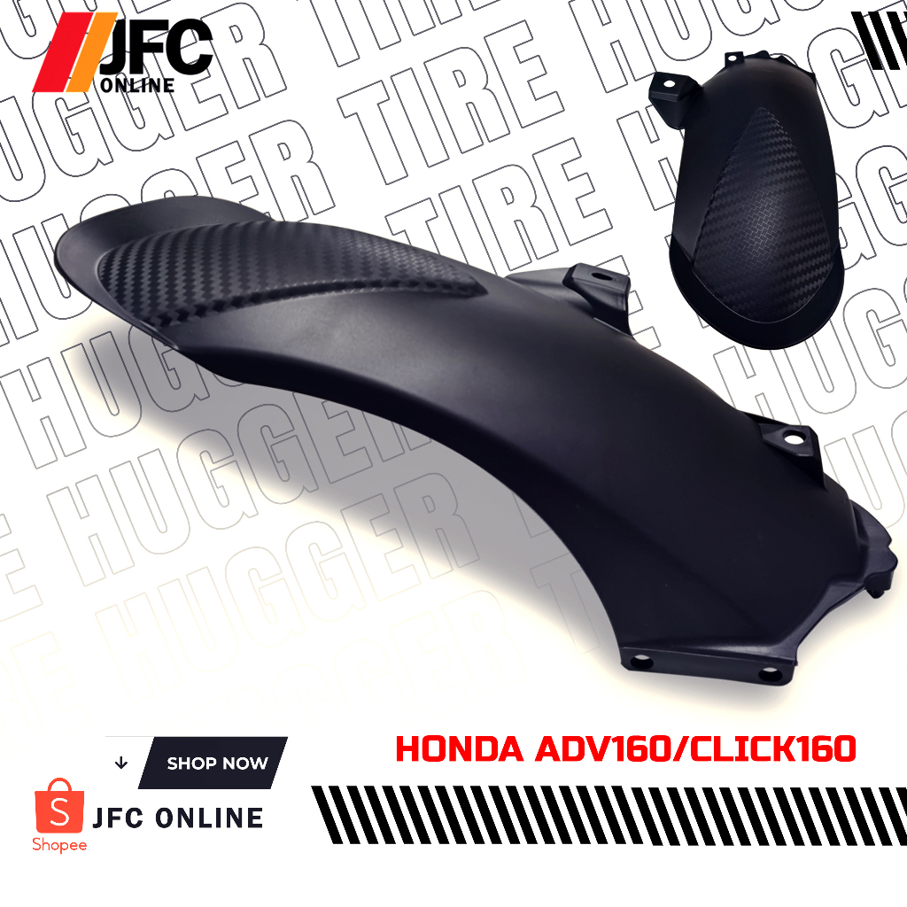 Tire Hugger For Honda Adv And Click Abs Plastic Carbon Design Shopee Philippines