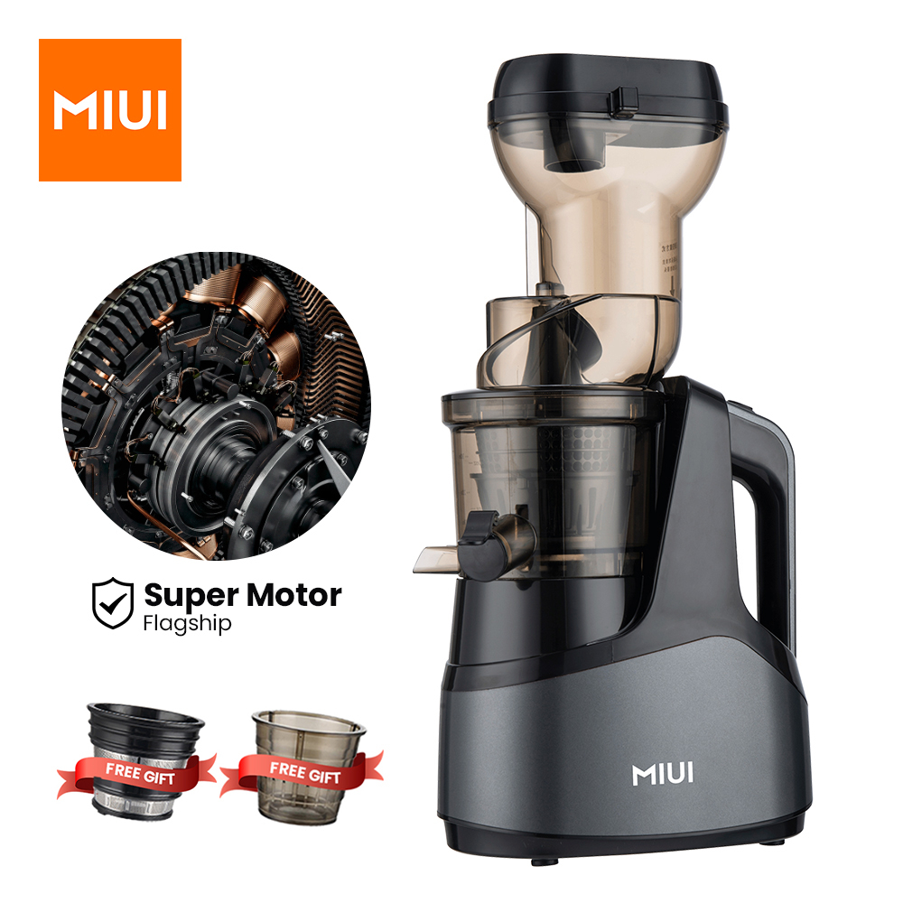 MIUI Slow Juicer 7Stage Spiral Cold Press Patented Filterless