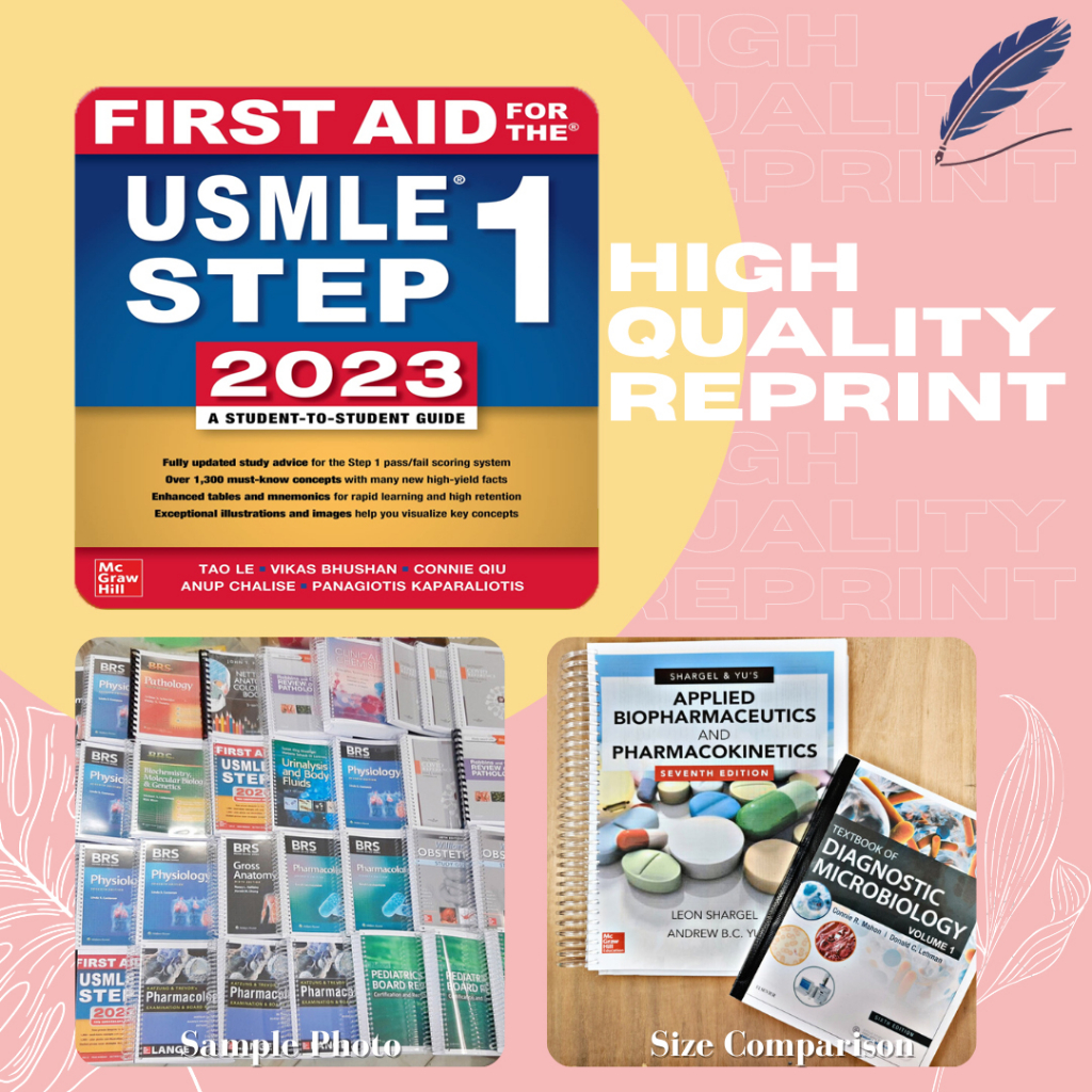 First Aid For The USMLE Step 1 2023, 33nd Edition Colored | Shopee ...