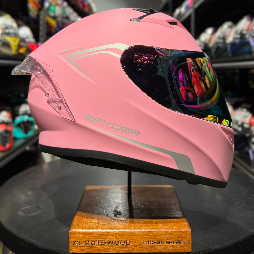 Spyder Helmet Phoenix+ V2 Full Face Single Visor w/ Free Extra Clear