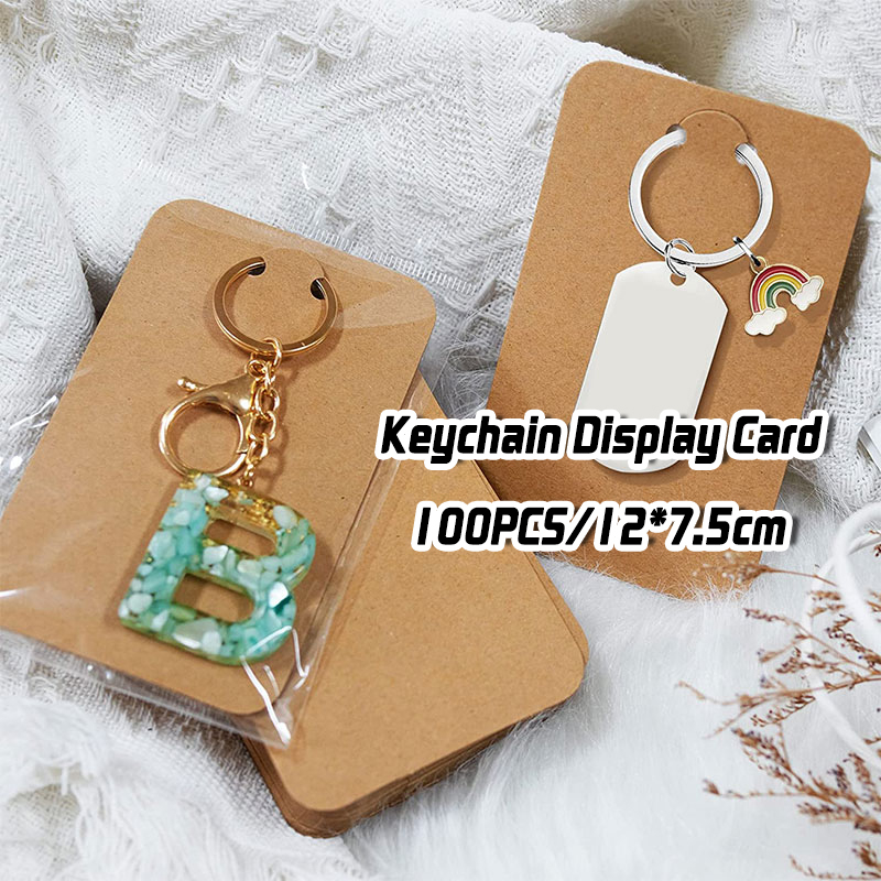 100pcs Jewelry Display Card Necklace Keychain Display Card Jewelry ...
