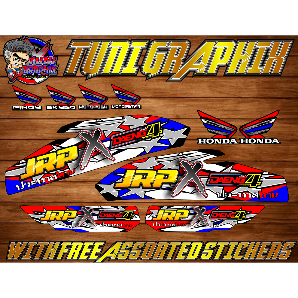 Tmx Rusi Pinoy Motoposh Skygo Decals Sticker V5 Jrp X Daeng