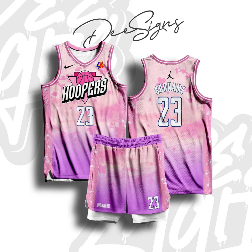 Pink best sale jersey nba