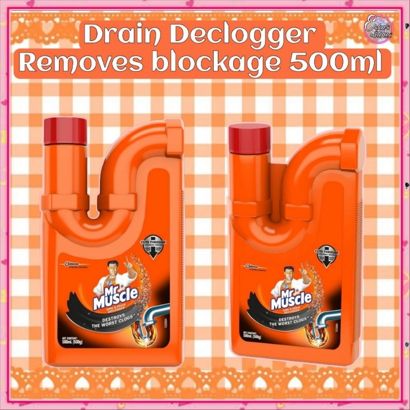 Mr,Muscle Sink And Drain Declogger 500ml Shopee Philippines