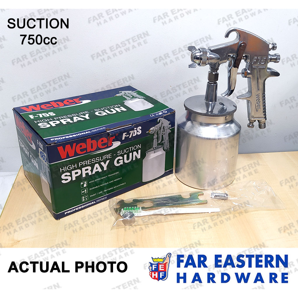 WEBER Air Paint Spray Gun Gravity Suction Pneumatic Sprayer 400cc