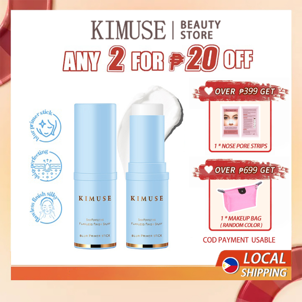 KIMUSE Poreless Face Blur Primer Stick Minimizes Pores & Flawless ...