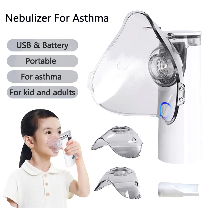 LUXA Portable Nebulizer Ultrasonic Atomizer Medical Asthma Handheld Mesh Inhaler For Kids Family