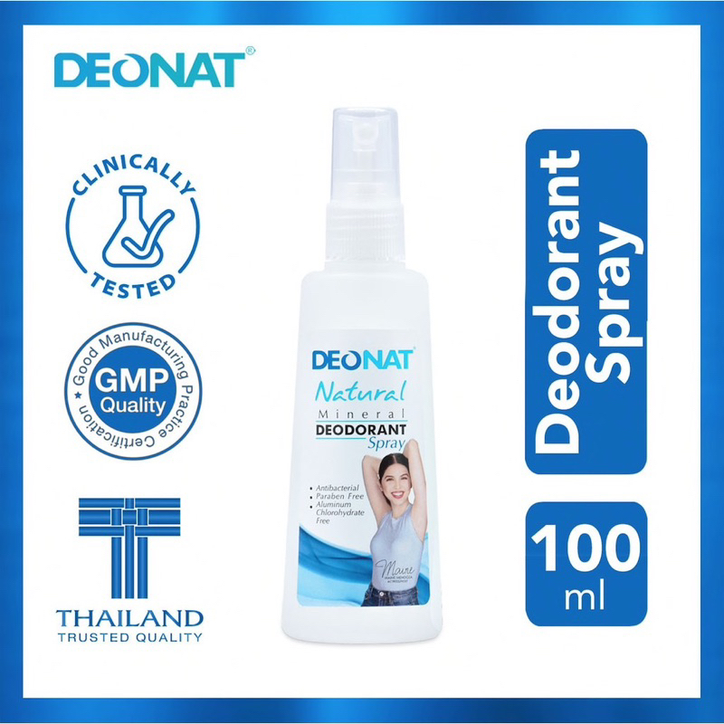 DeoNat Natural Mineral Deodorant Spray 100ml | Shopee Philippines