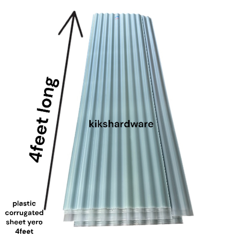 Corrugated Plastic Roofing 4 feet long Plastic corrugated roofing UV