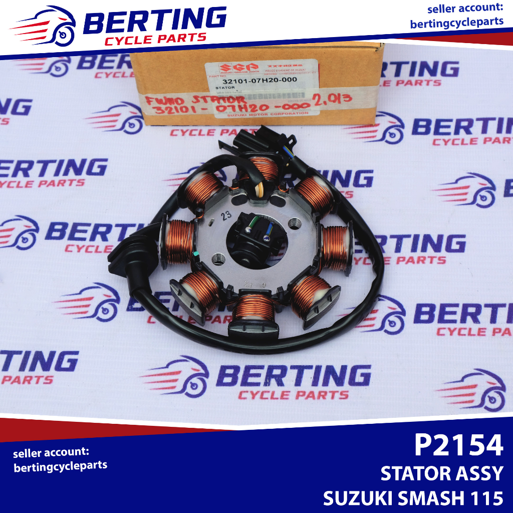 SGP STATOR ASSY Suzuki Smash 115 Genuine 3210107H20000 Shopee