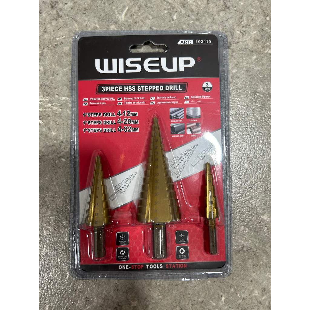 HSS Step Drill Cutting Iron Like Mud, Industrial Grade Step Drill 4 ...