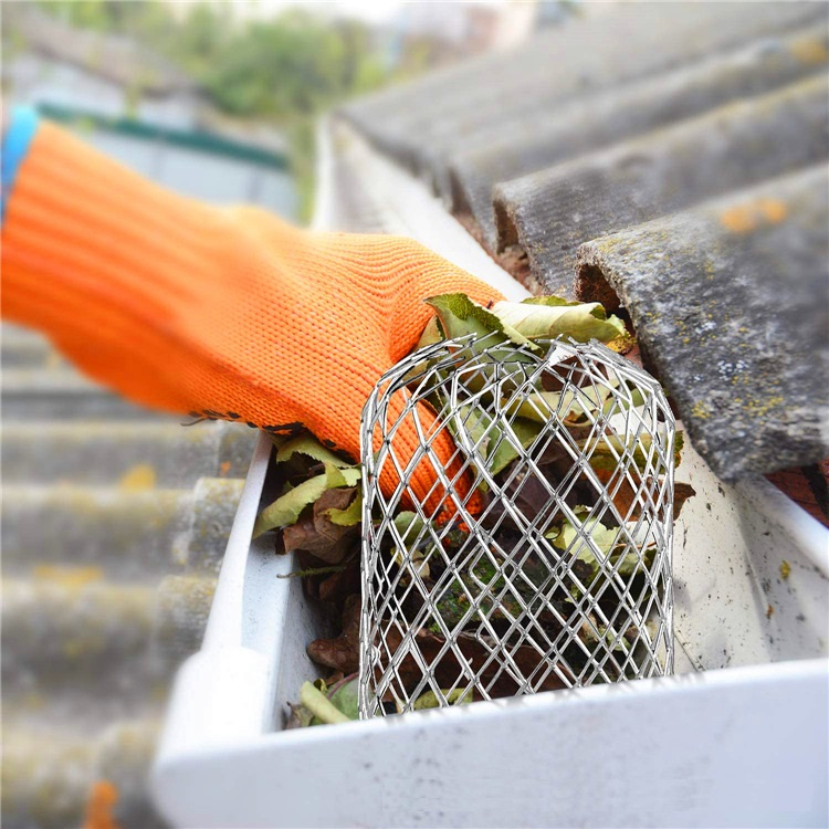 Eaves Gutter Plastic Protective Net and Gutter Pipe Mouth Filter ...