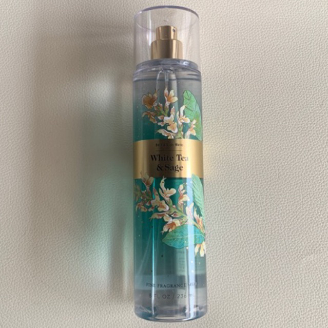 Bath & Body Works Fine Fragrance Body Mist WHITE TEA & SAGE 236ml