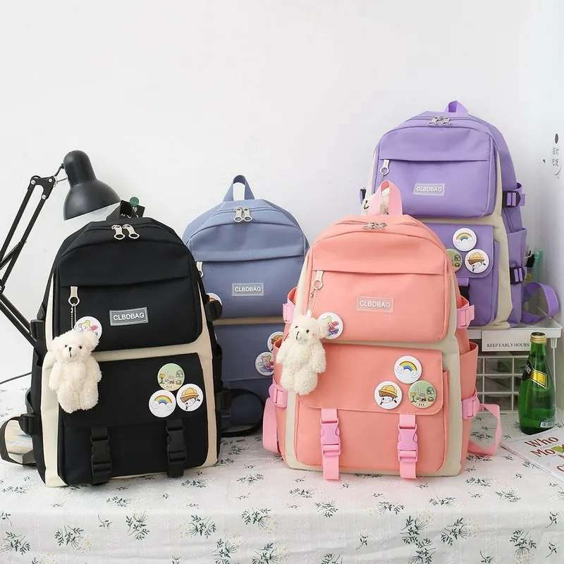 Canvas backpack for girls hotsell