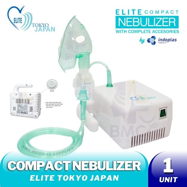 Indoplas Elite Compact Nebulizer (w/ Complete Accessories) | Shopee ...