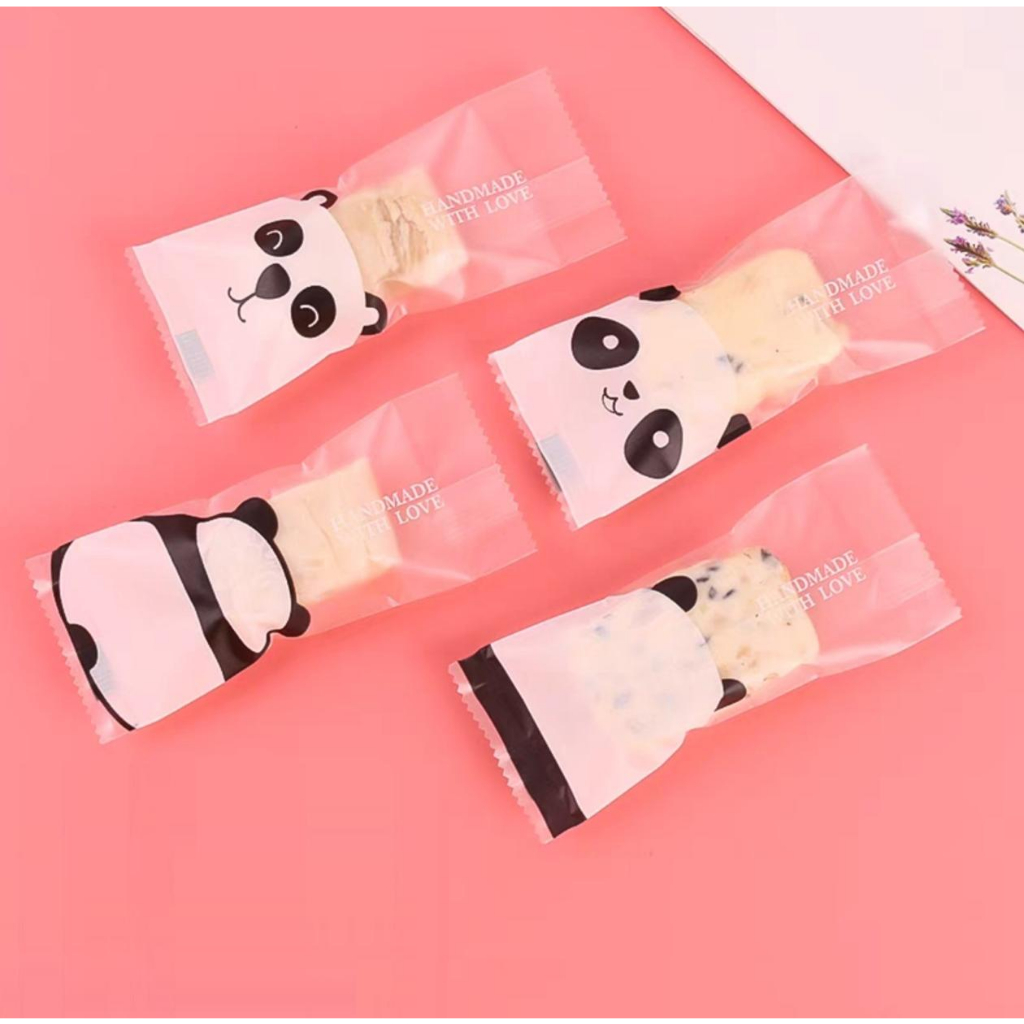 FP1769 (200pcs) 4x9 CM Panda Cute Candy Treats Bag for Sealing Heat ...