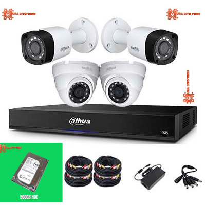 Dahua Kit Ch Cctv Kit P Hd Mp Camera Dvr Complete Cctv Package Shopee Philippines