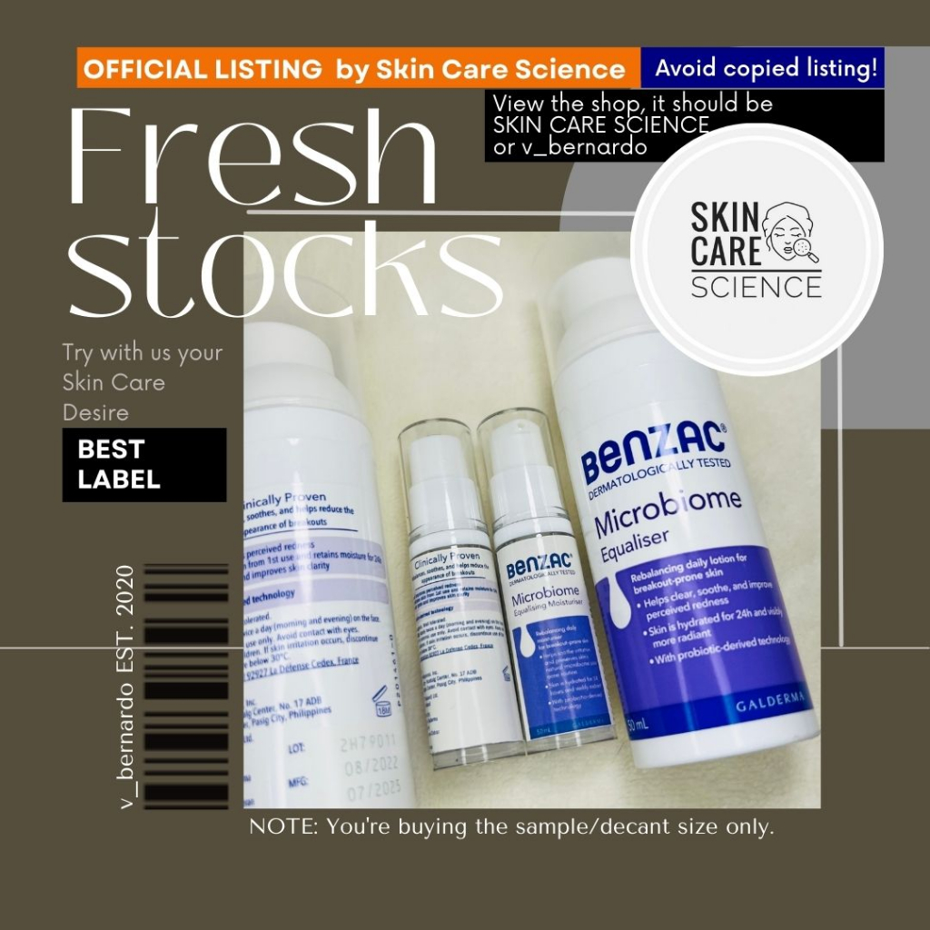 Benzac Microbiome Equalising Moisturizer Shopee Philippines