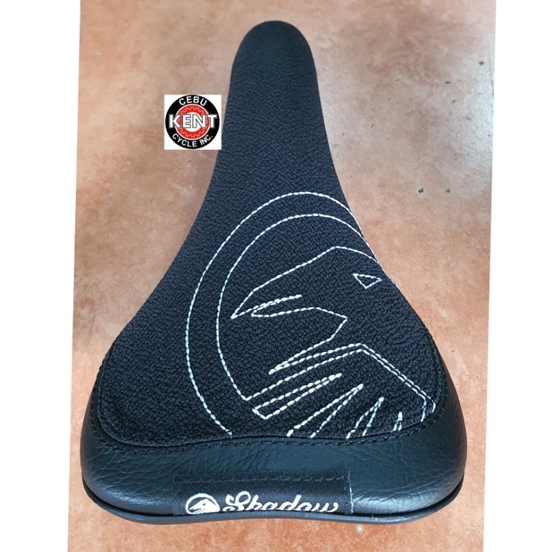 S&M BMX Shield Embossed Railed Seat – Black, Fits Sunday, Primo, Cult, Odyssey Bikes