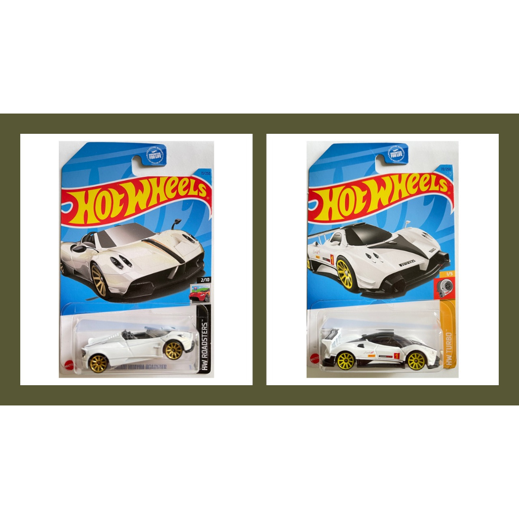 Hot Wheels Hw Roadsters Pagani Huayra Roadster White Hw Turbo Pagani Zonda R White