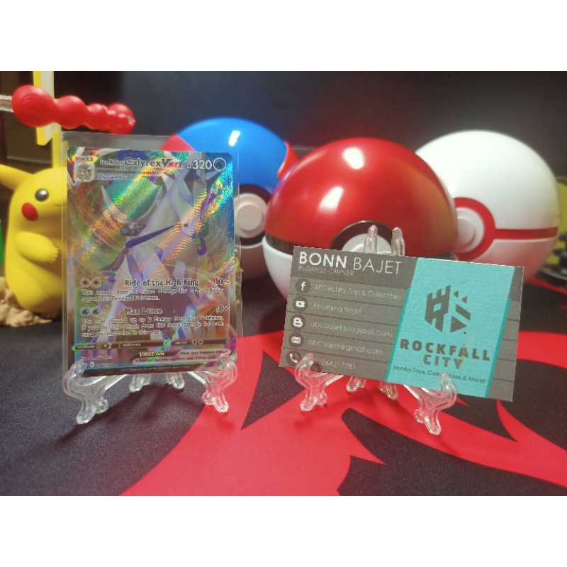 Pokemon TCG - ICE RIDER CALYREX VMAX 46/198 Ultra Rare - Chilling Reign |  Shopee Philippines