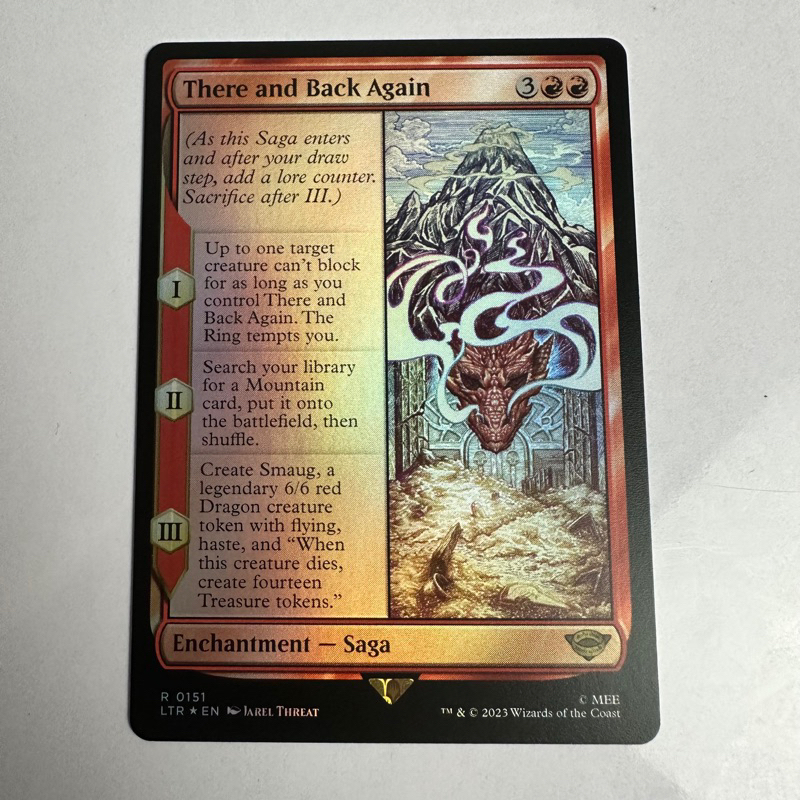 there and back again mtg card Magic The Gathering - The Lord of the Rings