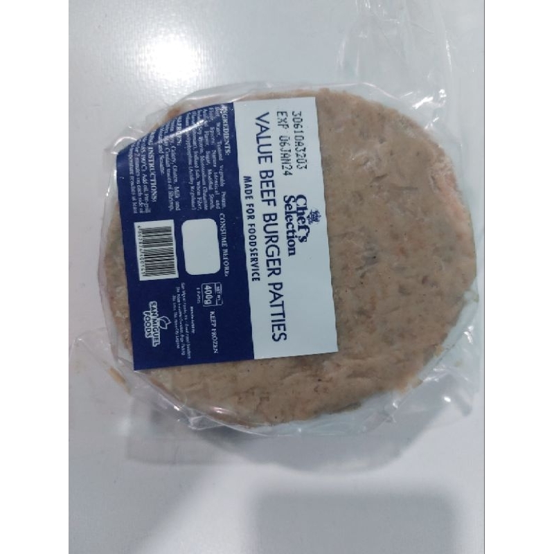 Beef Burger Patties (delivery within Metro Manila only and NO free shipping Shopee Philippines