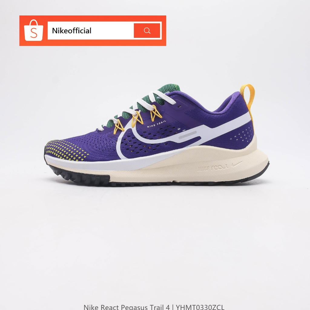 100% Original Nike Pegasus Trail 2 Purple Casual Sports Running Shoes ...