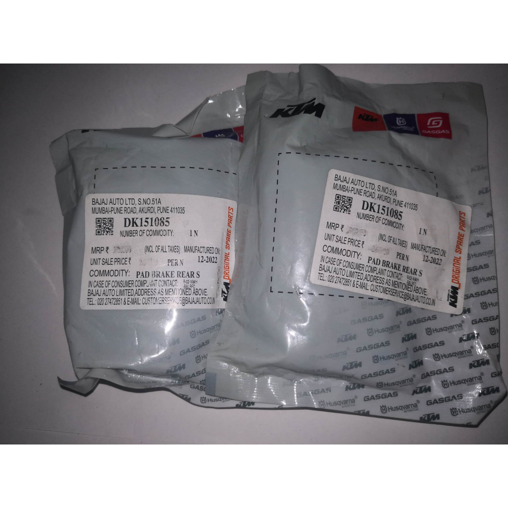 thumbnail image 2 of REAR BRAKE PADS Fit KTM 125 200 250 390 Duke RC Adventure 2011 2 of 14