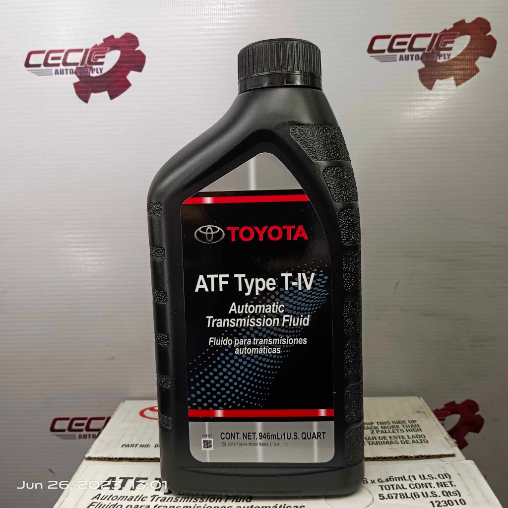 Toyota Automatic Transmission Fluid ATF Type TIV 1 Liter Shopee