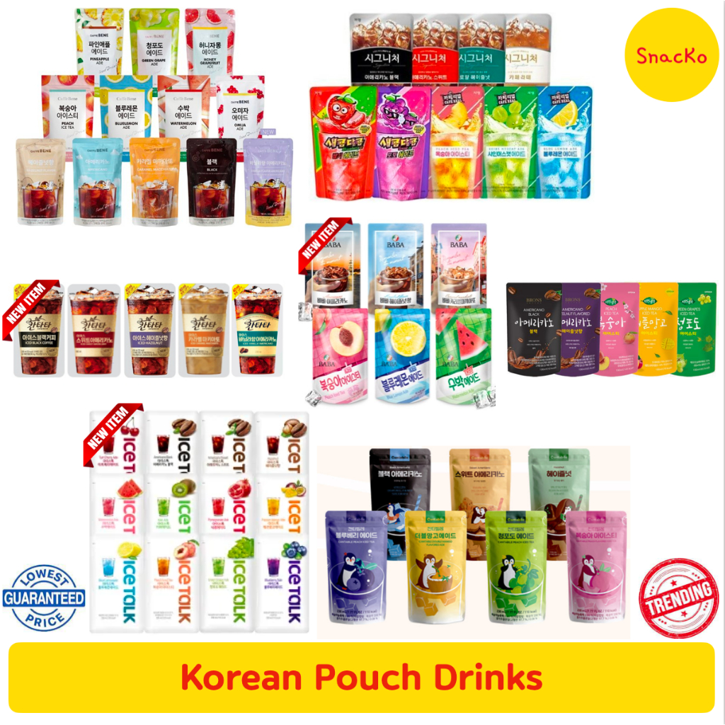 Buy1Take1 Korean Pouch Drinks - Cafe Real - Jardin - Cantabile - Cafe ...