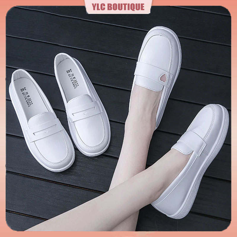 nurse shoes for women with soft soles white breathable medical work