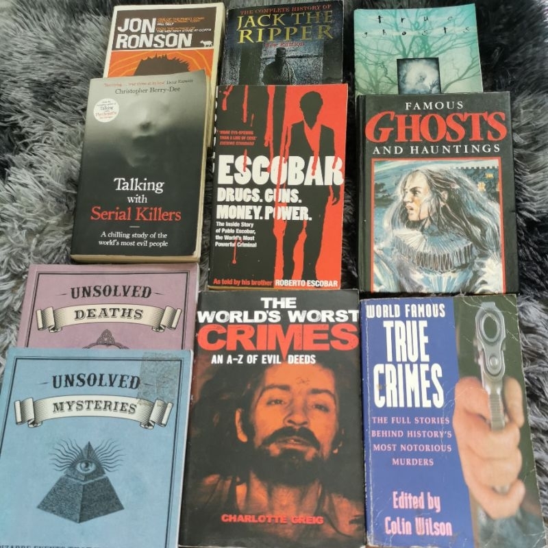 True Crime books, ghost stories, unsolved mysteries | Shopee Philippines