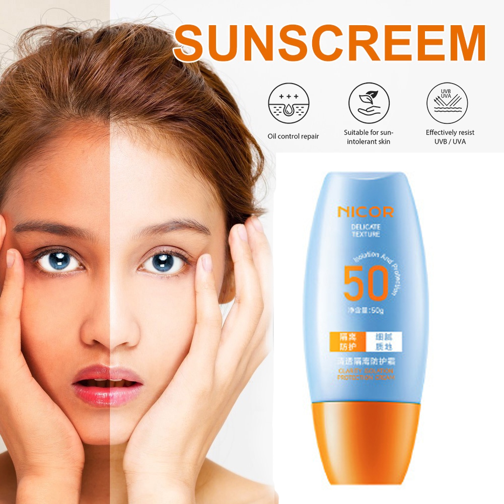 NICOR Sunscreen for skin whitening cream protection Anti-Aging ...