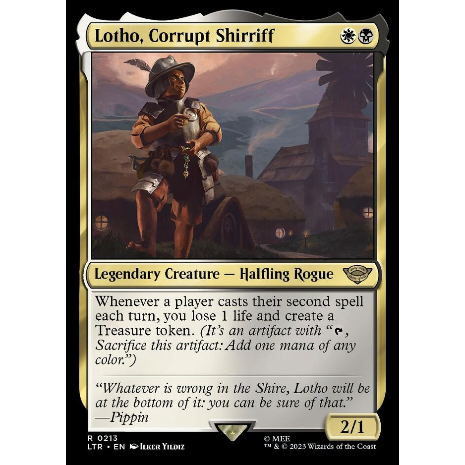 Lotho, Corrupt Shirriff [The Lord of the Rings: Tales of Middle-Earth Showcase Scrolls] main image 1